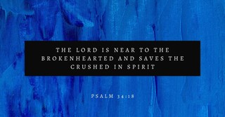 Psalm 34:18 Scripture card