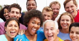 Group of happy people