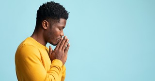 Man praying