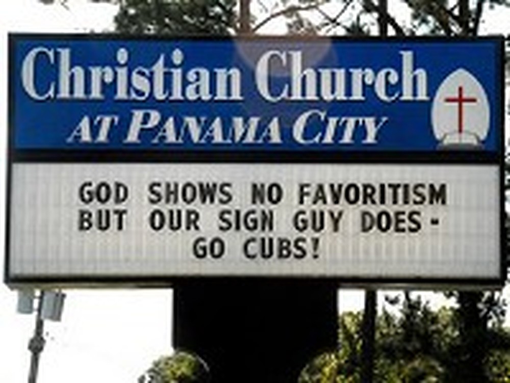 Funny Church Signs Set to This Little Light of Mine