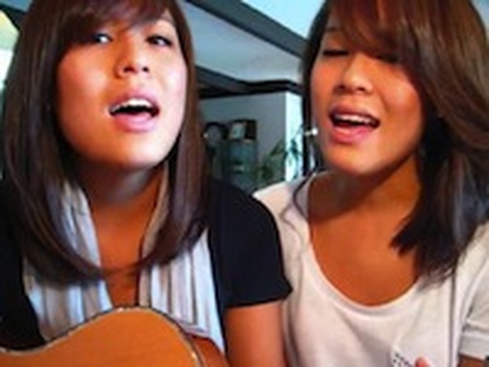 Two Girls Sing a Song for Their Late Grandmother