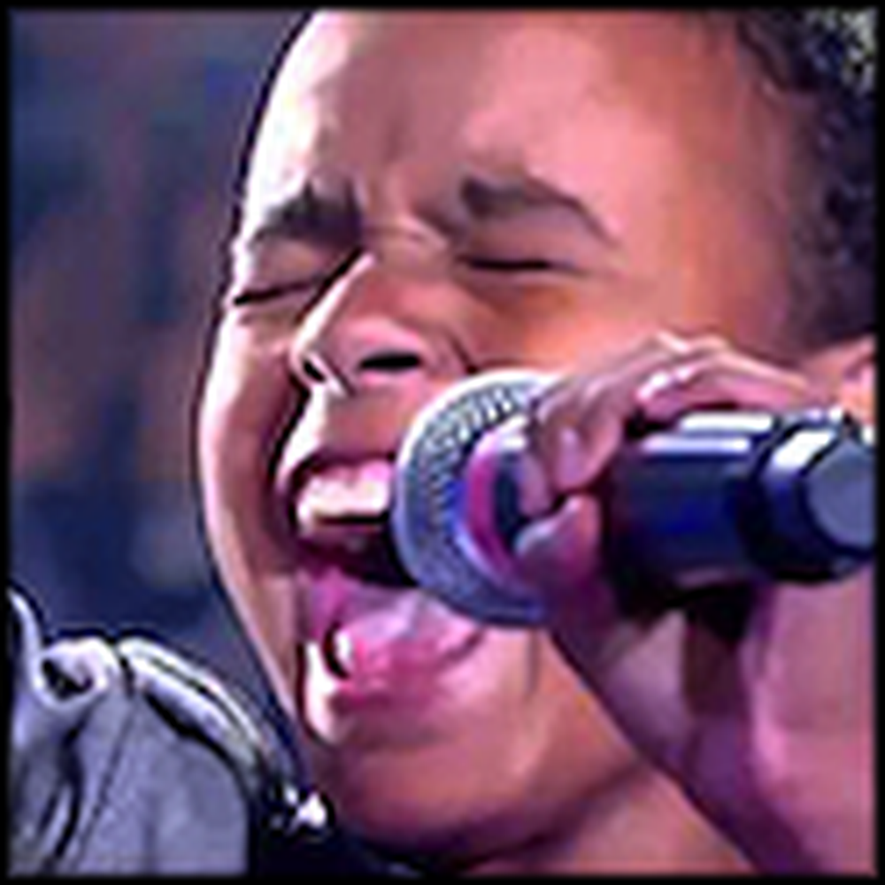 9 Year Old Boy Sings Amazing Grace My Chains are Gone