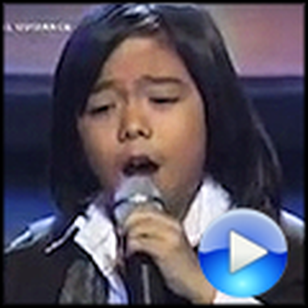 You Raise Me Up by 8 Year Old Philip Nadela - WOW