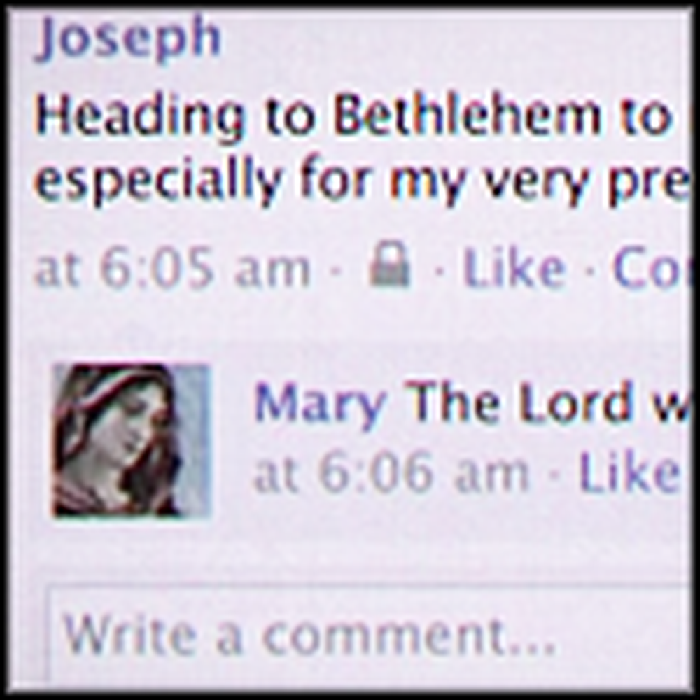 Imagine If Mary and Joseph Had Facebook 