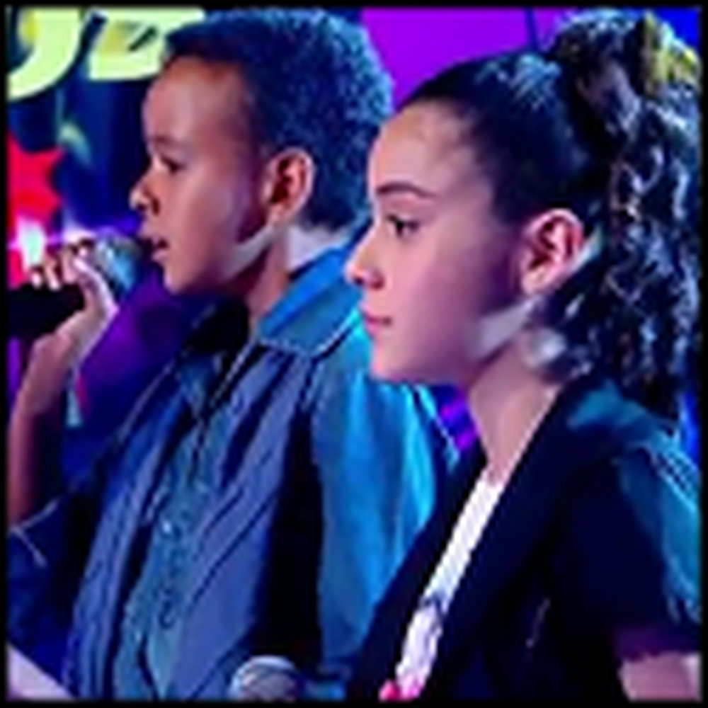 Two Young Singers Perform Hallelujah - So Beautiful