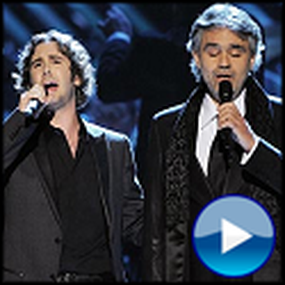 Andrea Bocelli and Josh Groban Sing The Prayer