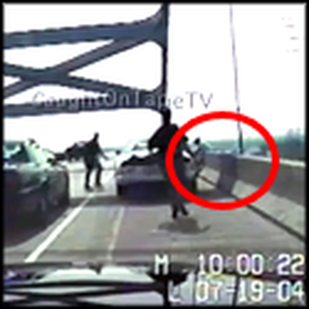 Trooper Saves a Distraught Woman Attempting to Jump Off a Bridge