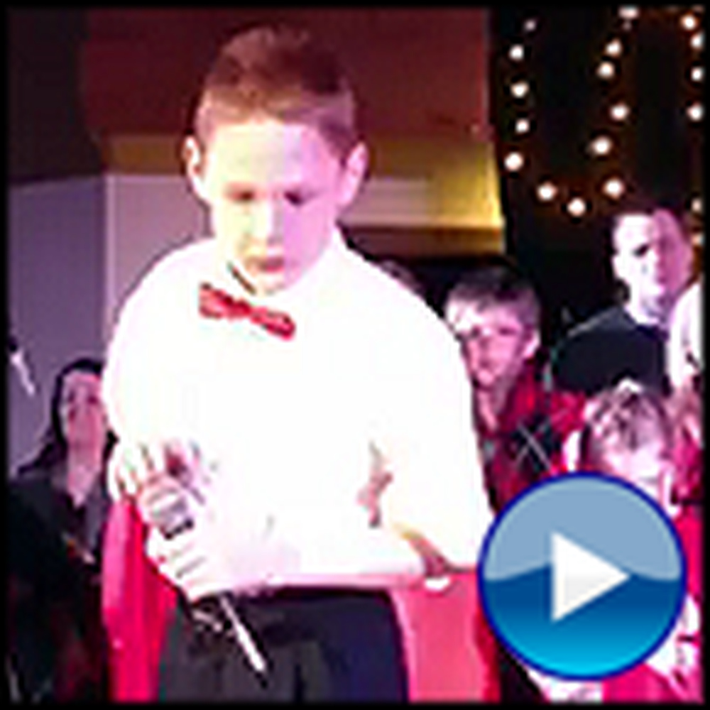 10 Year Old Blind Boy with Autism Sings O Holy Night - Amazing