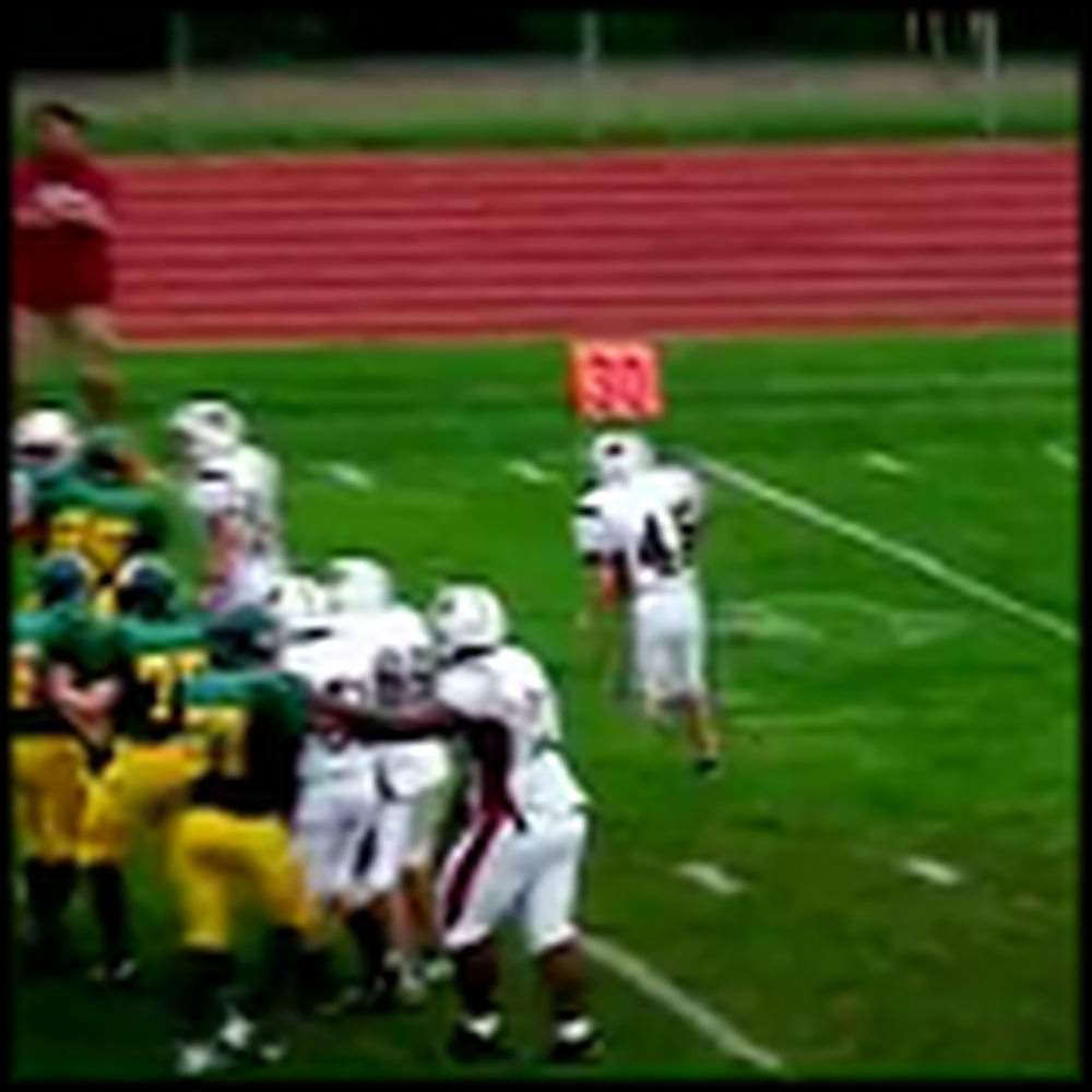 A Boy with Down Syndrome Scores a Heart Touching Touchdown
