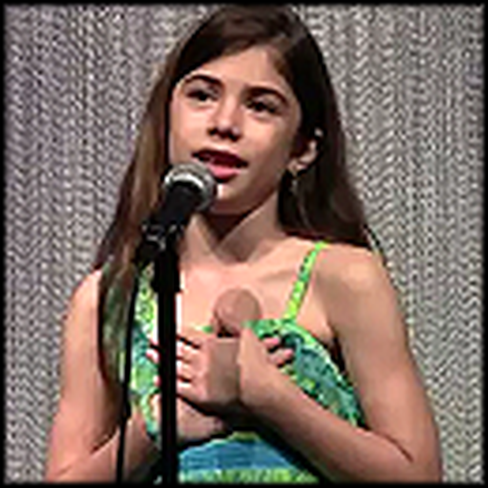 Young Girl Sings How Great Thou Art