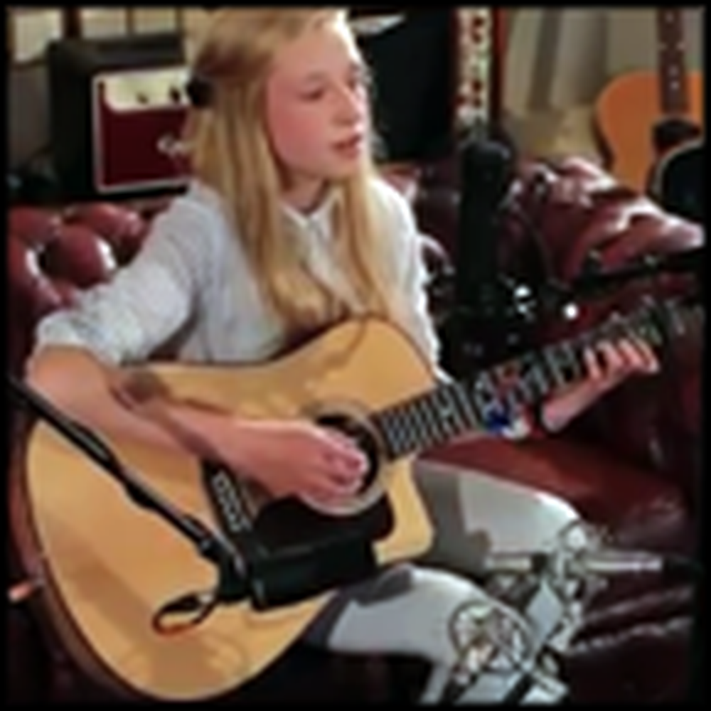 13 Year Old Girl with a Gorgeous Voice Sings her Original Song