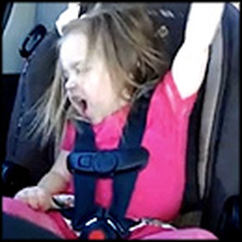Adorable Little Girl Jams Out to Carrie Underwood in the Car