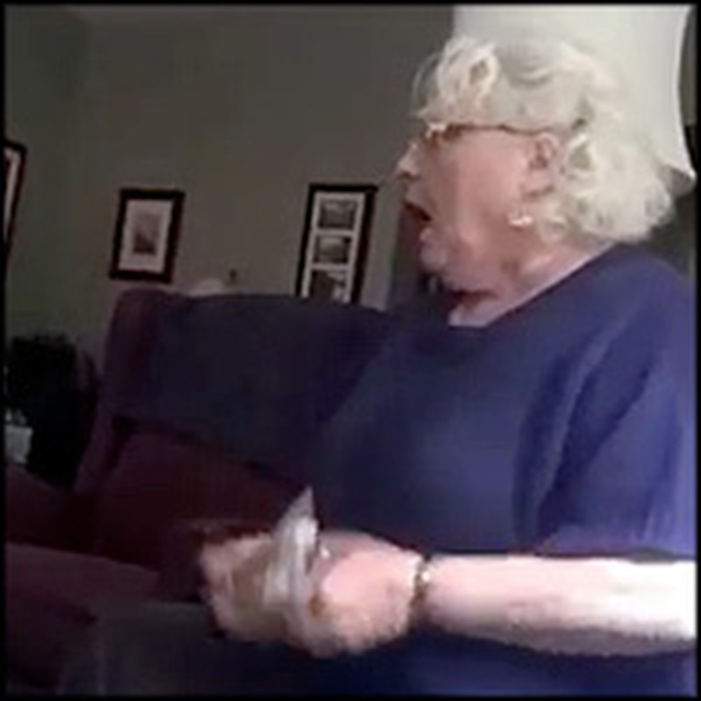First-Time Grandmother's Priceless Reaction to the Pregnancy Announcement