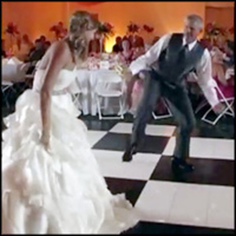 Funny Father and Daughter Surprise Their Guests with a Dance