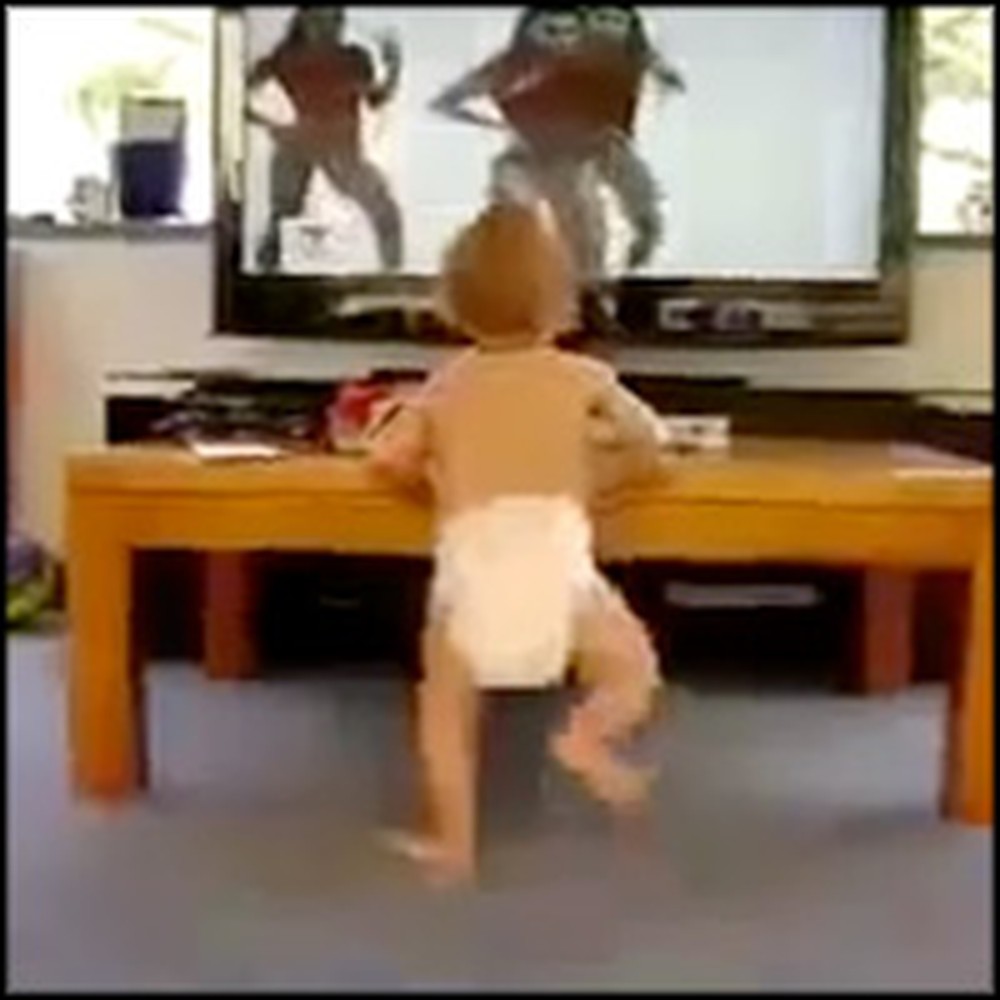 Sweet Baby has an Epic Dance Session