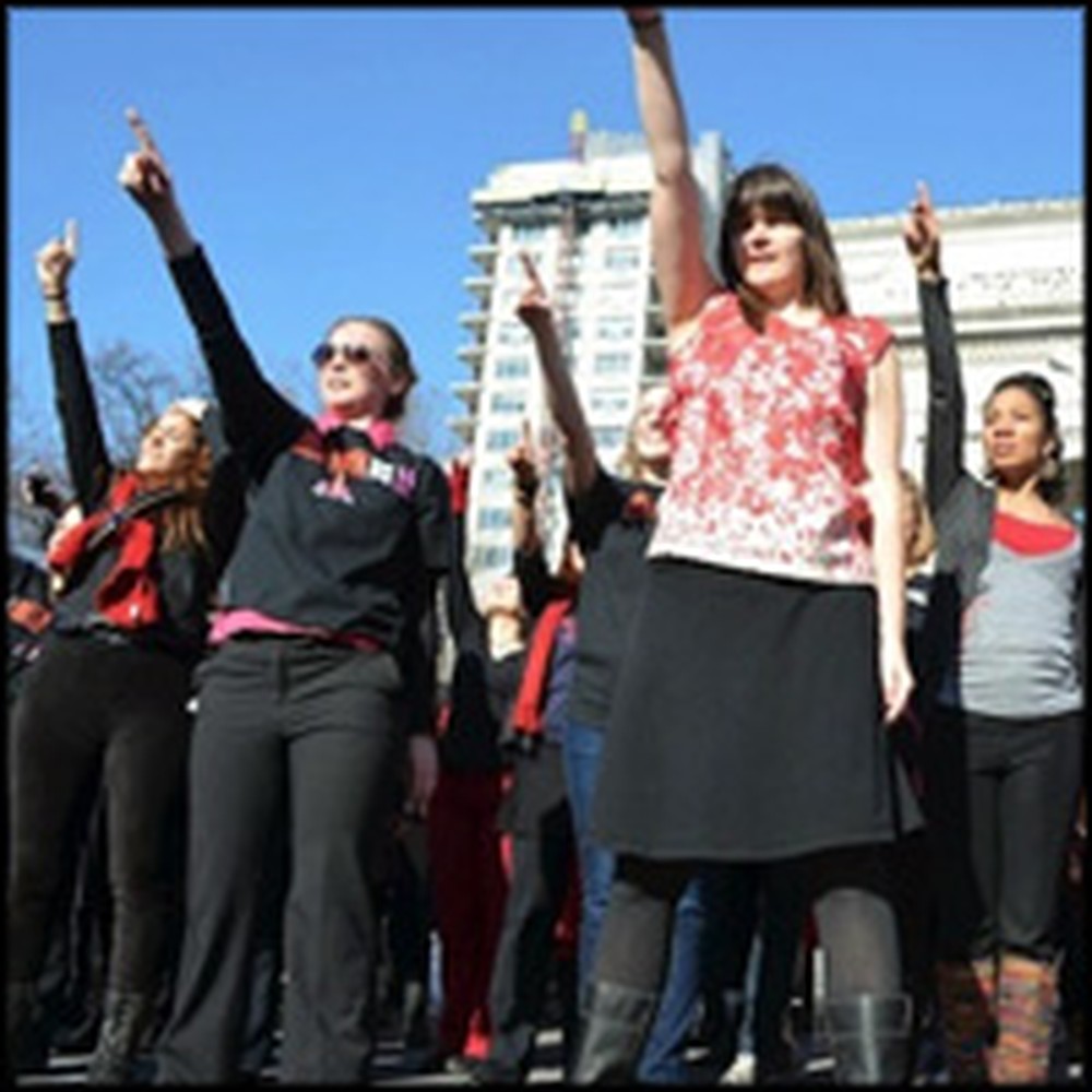 Awe Inspiring Flash Mob Dedicated to Ending Violence Against Women