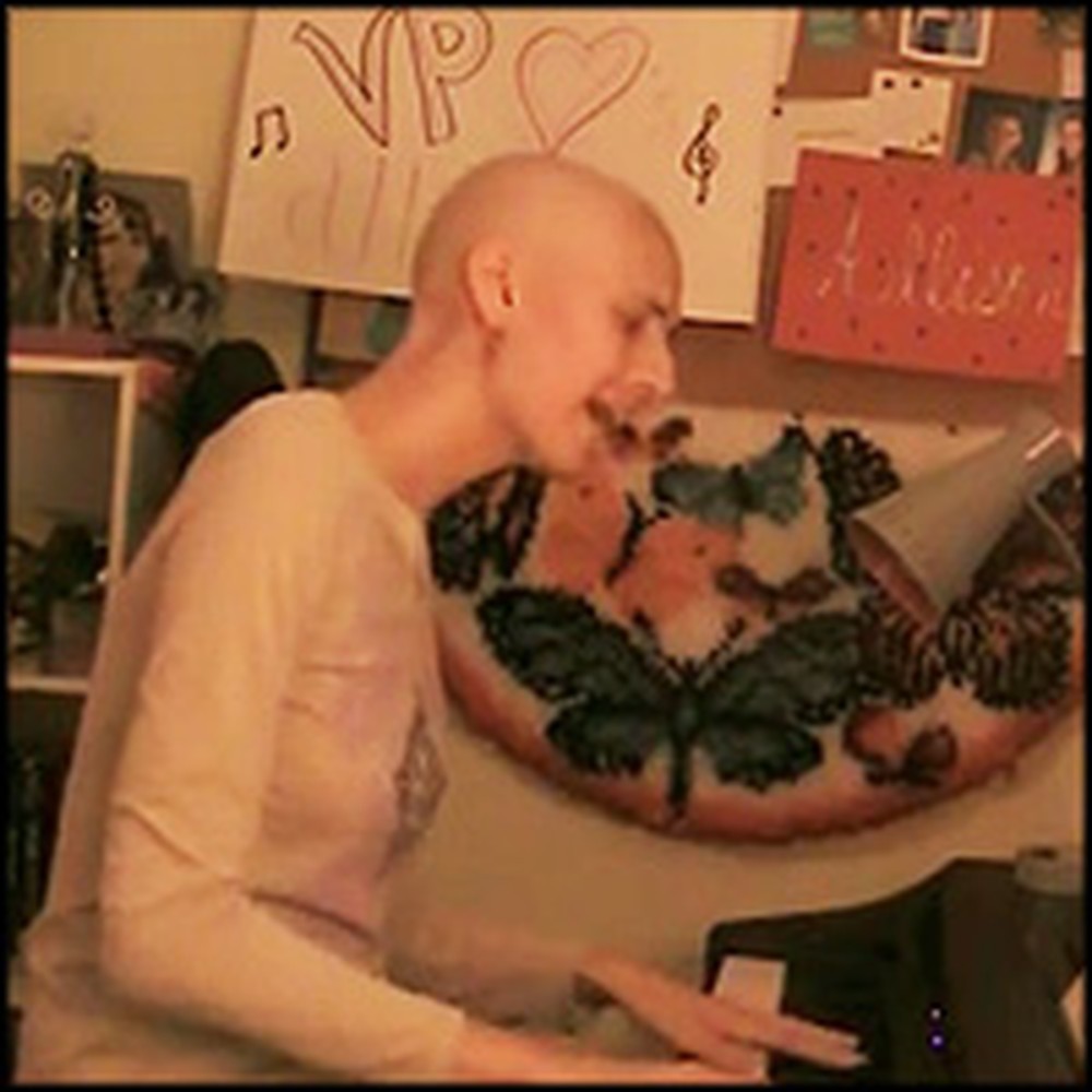 Beautiful Girl Fighting Leukemia Performs a Touching Adele Song