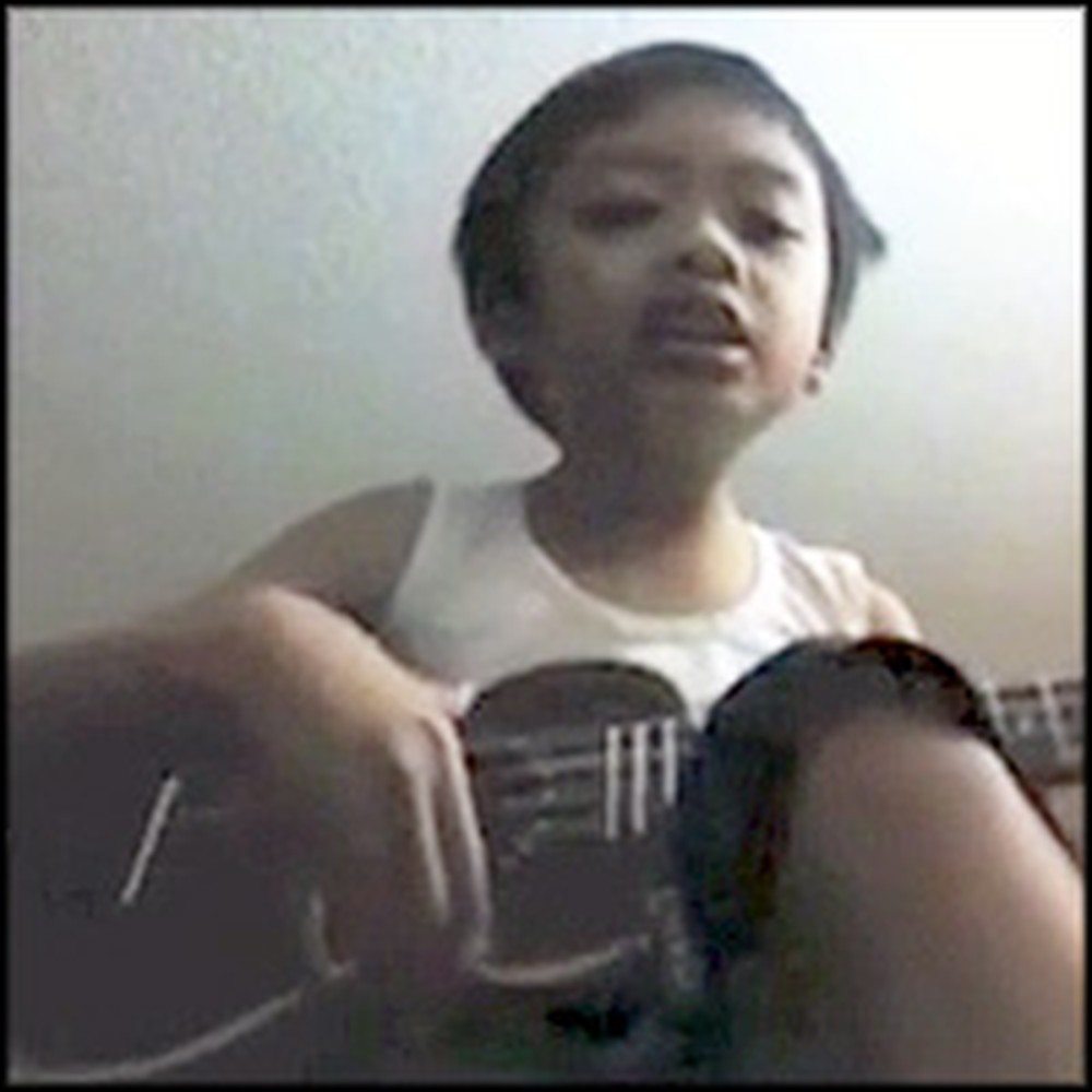 Adorable 4 Year-Old Sings Praises to Jesus and Plays Ukulele