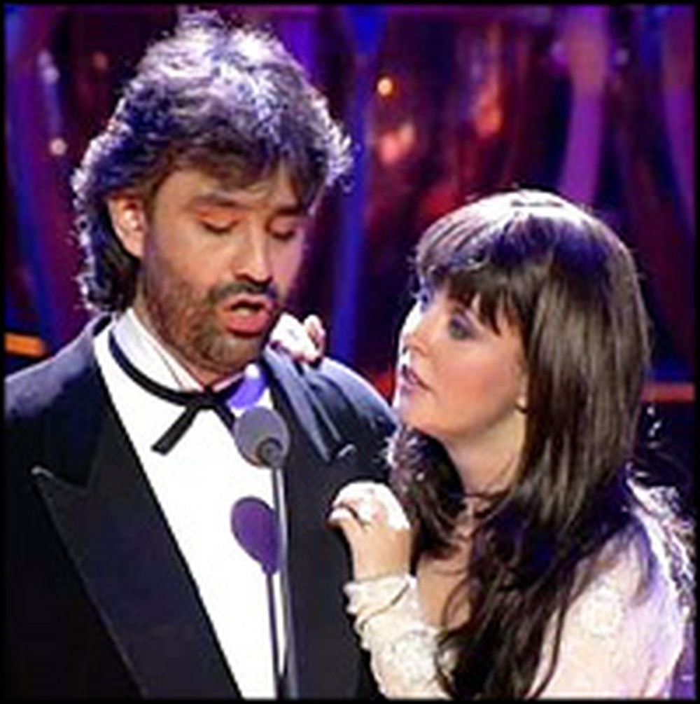 Sarah Brightman and Andrea Bocelli Sing Heavenly Opera Duet