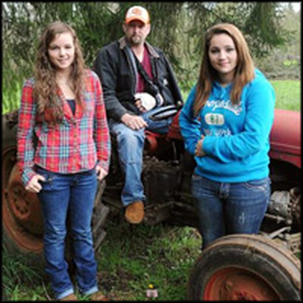Two Teenage Girls Lift a 3,000 Pound Tractor Off of Their Trapped Father