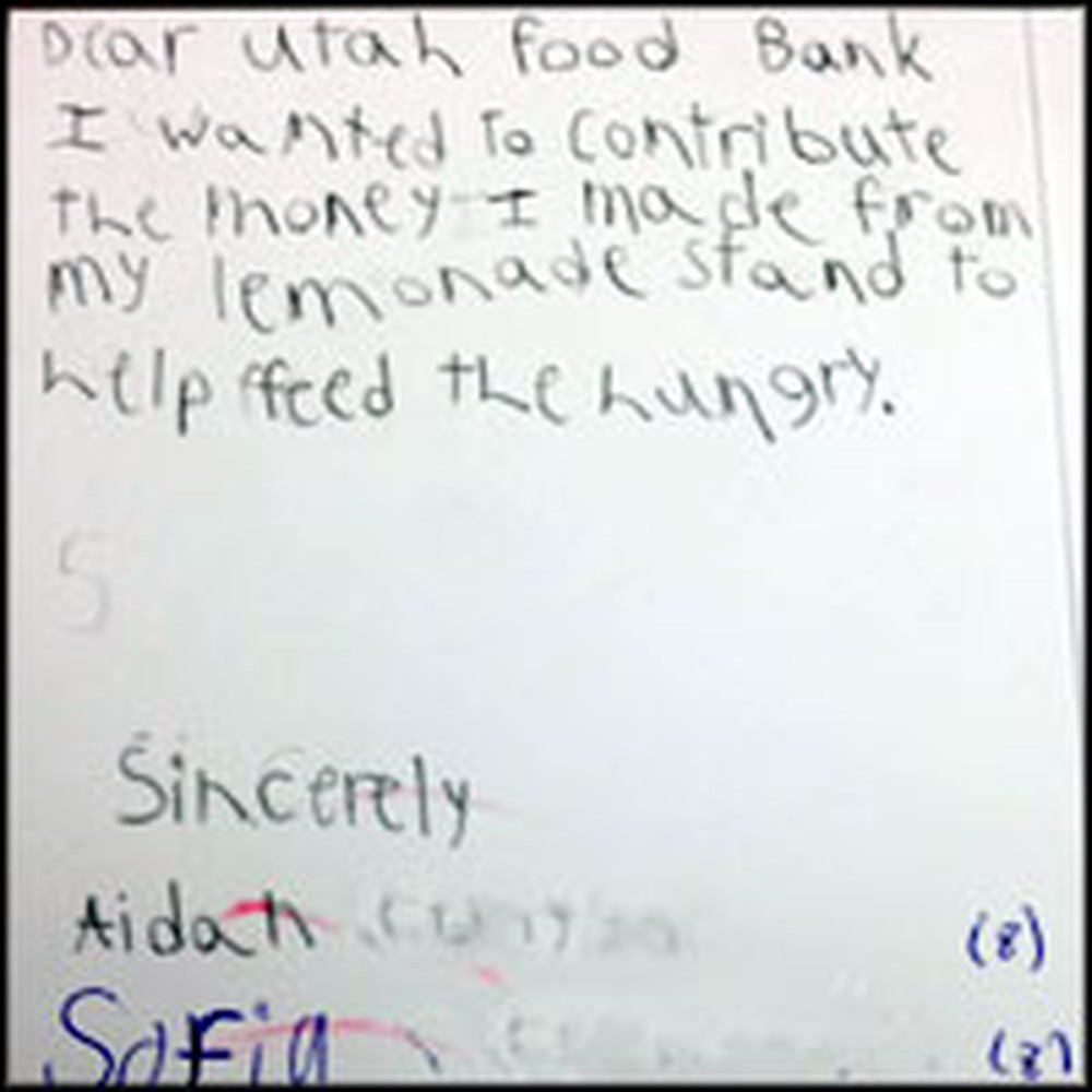 Food Bank Receives Heartwarming Donation from Children