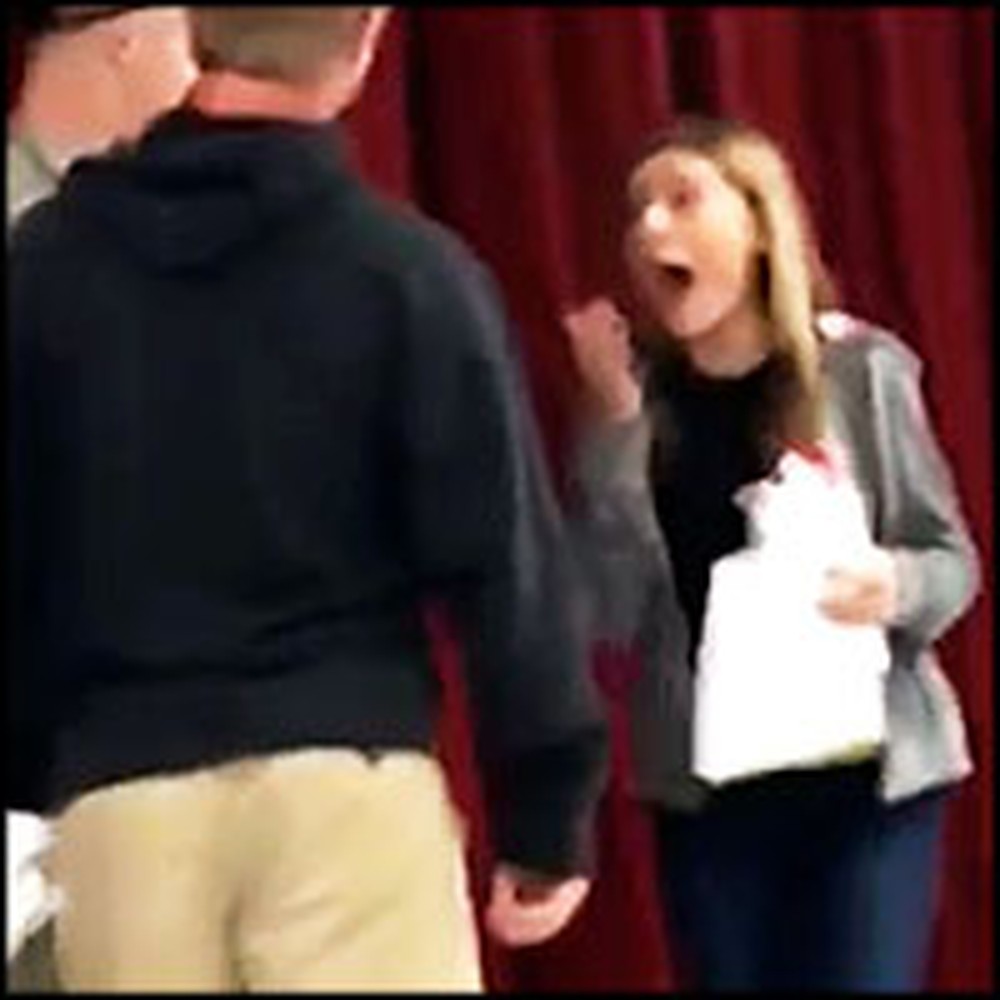 Teen Wins the Greatest Surprise During School Raffle - Her Soldier Brother!