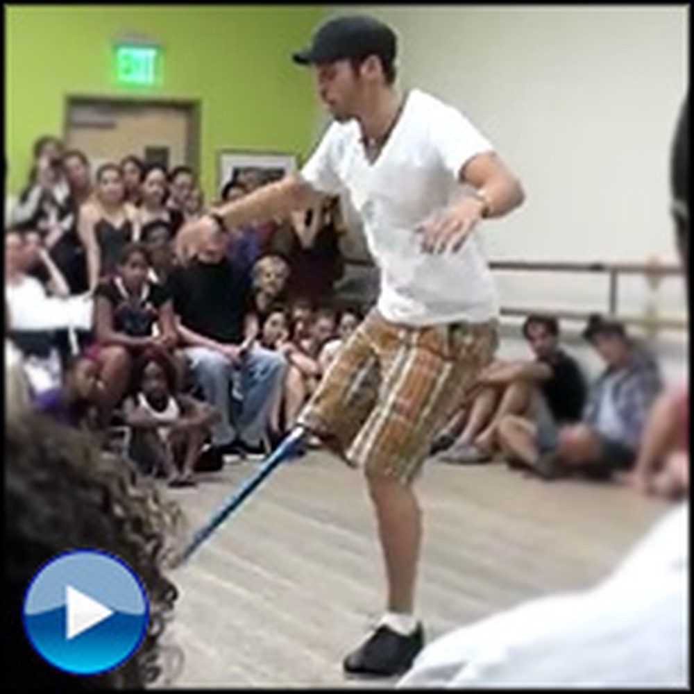 A One-Legged Tap Dancer is a Miracle in Action - Unbelievable!