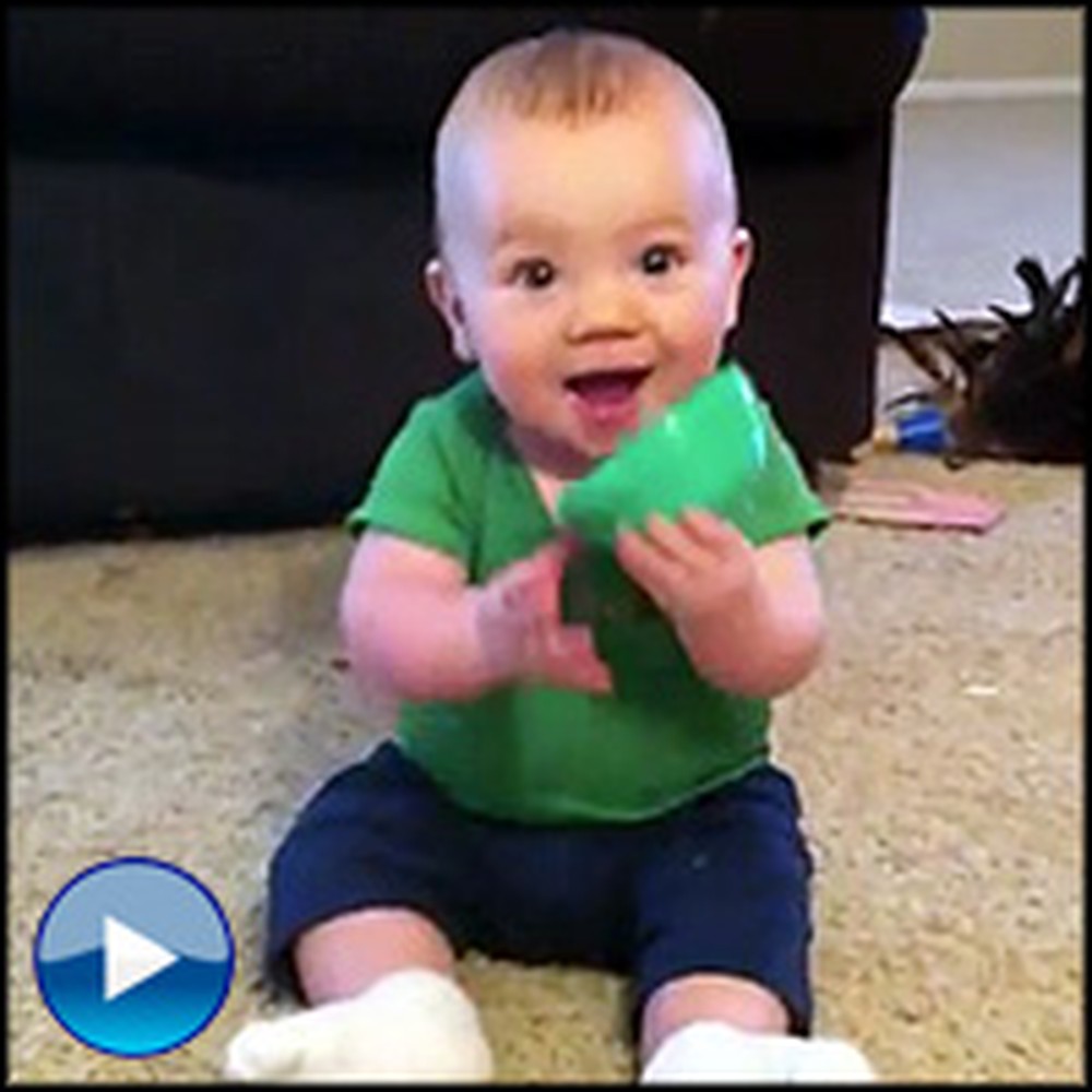 Adorable Baby has the Best Reaction When His Daddy Comes Home