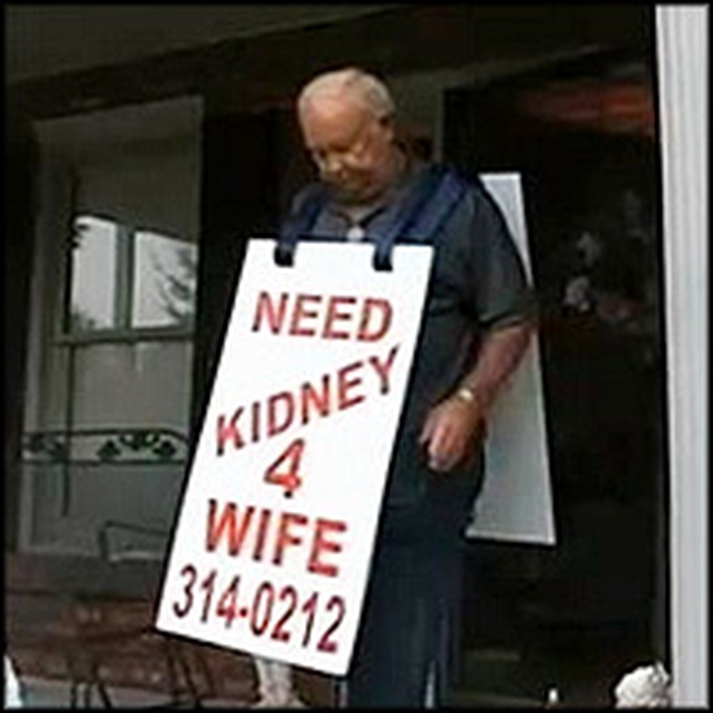 Man Does Something Unheard of to Find His Wife a Kidney - and It Worked!