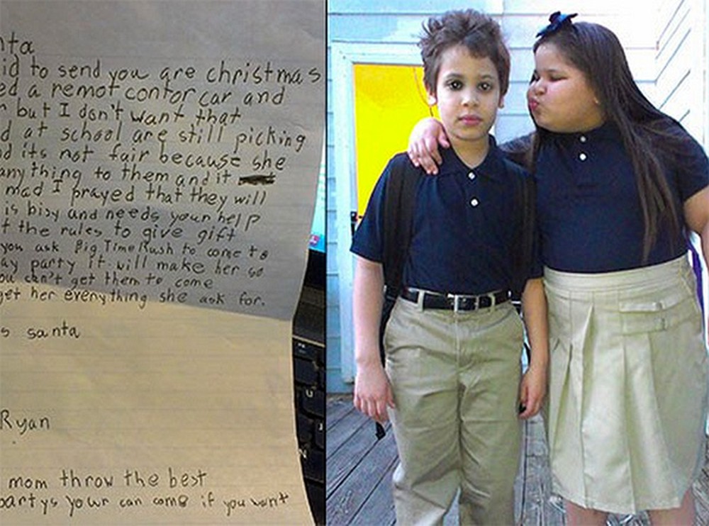8 Year-Old Selflessly Asks Santa to Help His Twin... So Heartwarming.