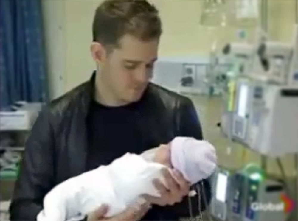 Michael Buble Soothes a Dying Baby in NICU With His Singing
