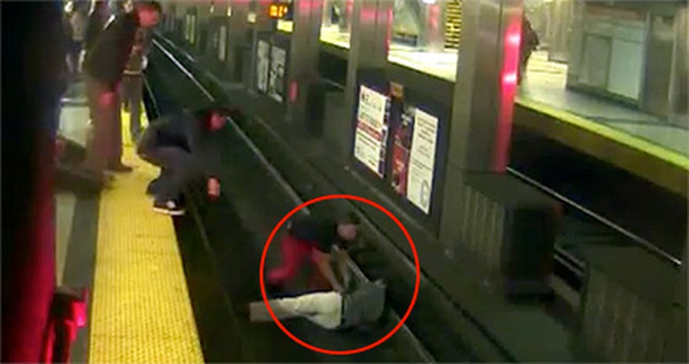 Group of Strangers Save an Unconscious Man from Certain Death - Thank the Lord!