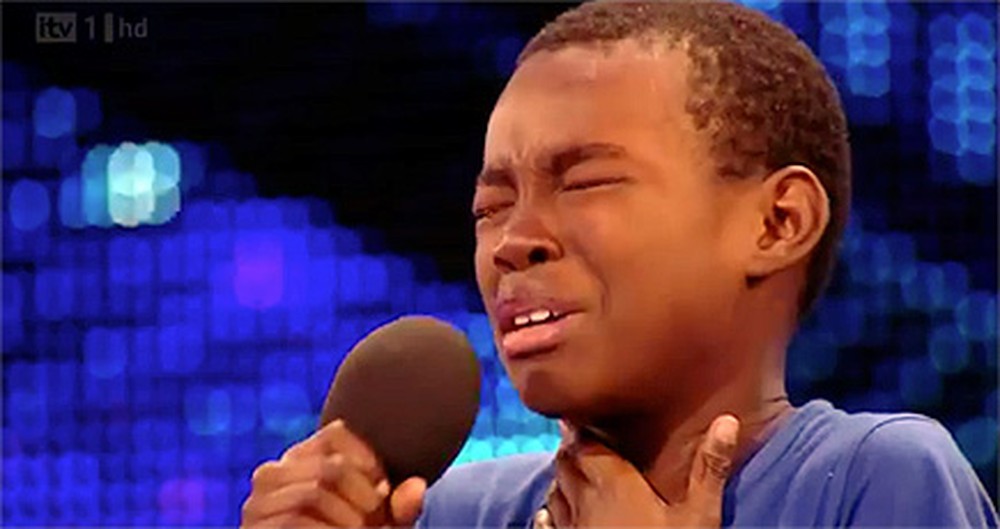 9 Year Old Boy Cries During Audition - Then Amazes Everyone