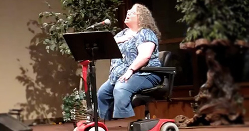 Woman Without Legs Sings to the Almighty Healer - a Beautiful Video
