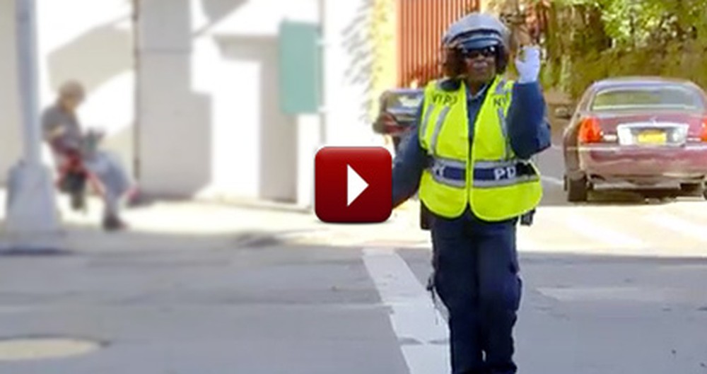 She Was Hit by Cars Twice, But This Traffic Cop Knows How to Stay Happy - DANCE!