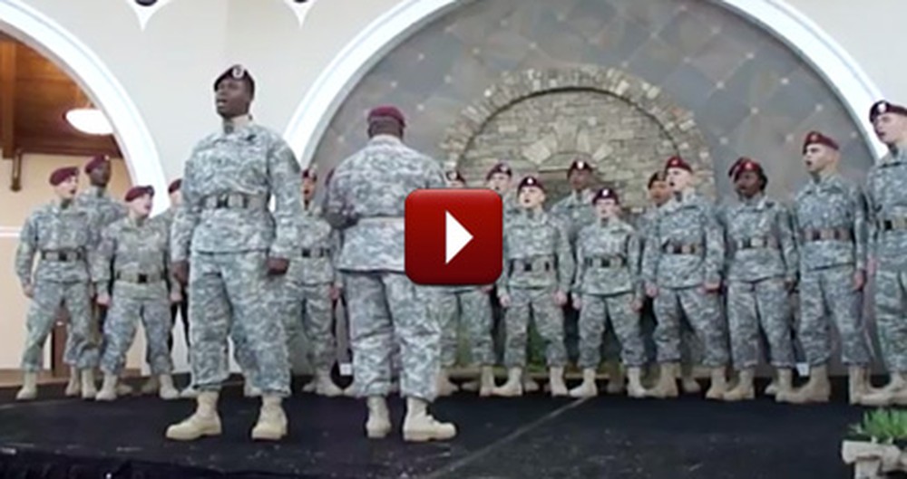 You Will Feel Proud to Be an American After You Listen to This Soldier Choir :)