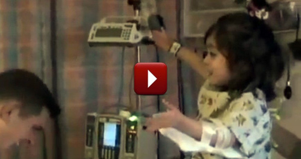 Soldier Surprises his Little Girl in the Hospital - You'll Love her Reaction