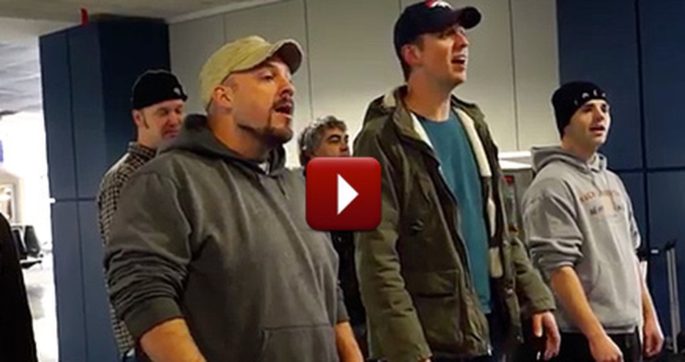 An A Cappella Group Does Something So Cool When Their Flight is Delayed