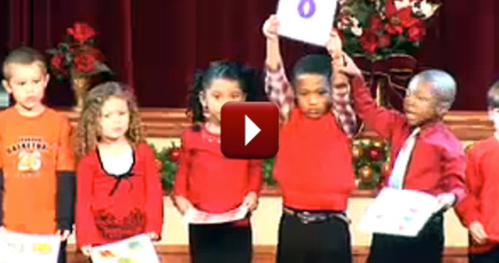 Adorable Kid's Christmas Performance Takes a Hysterical Turn