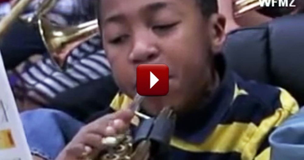 A Talented Young Trumpet Player is Missing His Arms, But You'd Never Notice