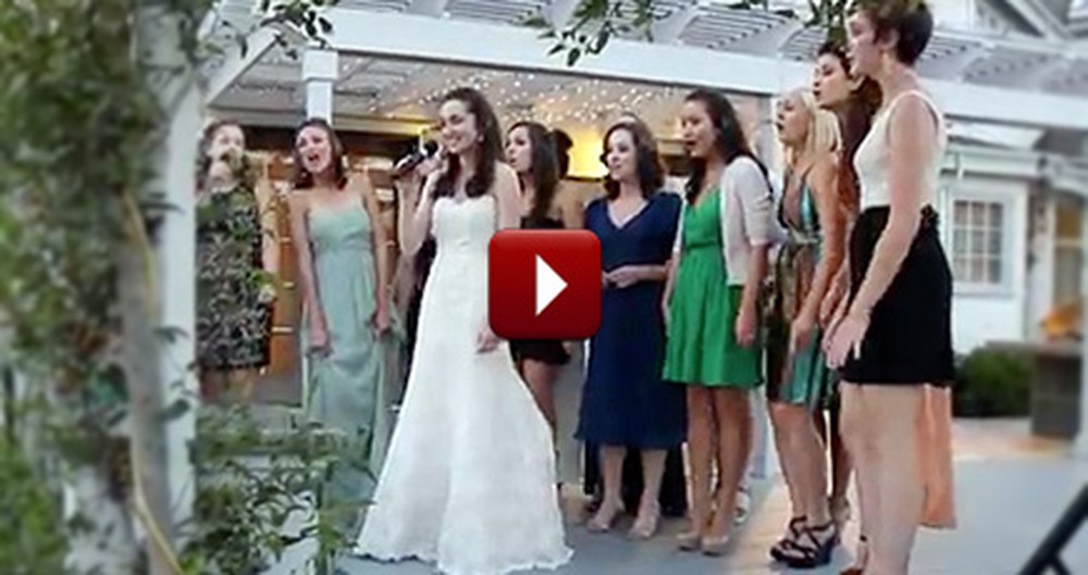 Loving Bride & Best Friends Give the Groom an A Cappella Surprise