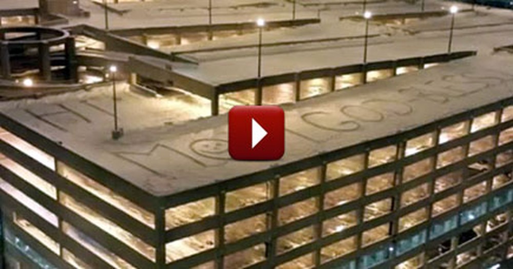 Mysterious Message in the Snow Spreads Love to an Entire Hospital