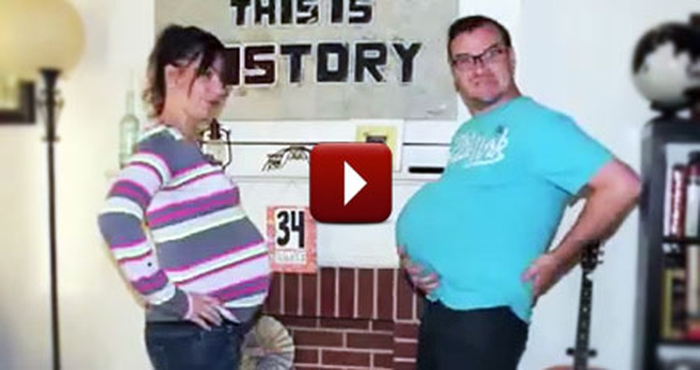 You'll Love This Hilarious & Heartwarming Pregnancy Time Lapse