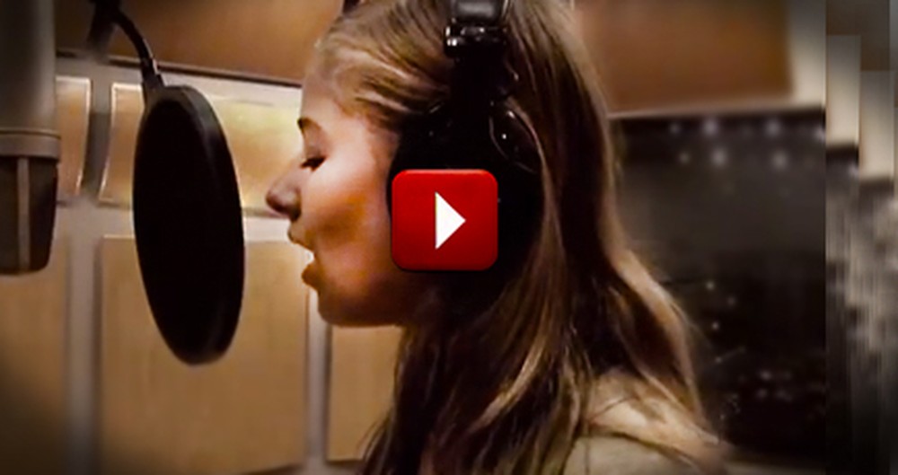 Head Inside the Recording Studio with Jackie Evancho for this Awesome Classic!