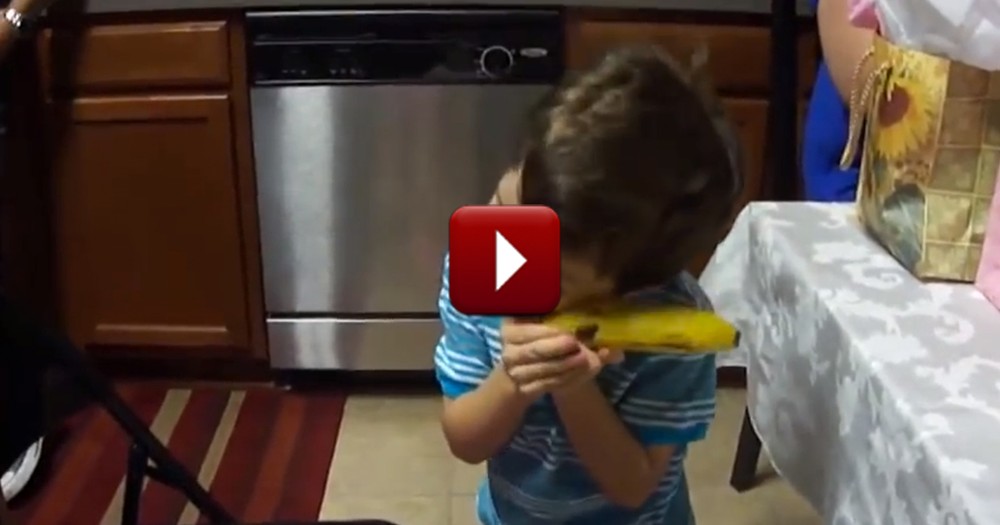 Little Boy is Adorably Excited by Prank Gift
