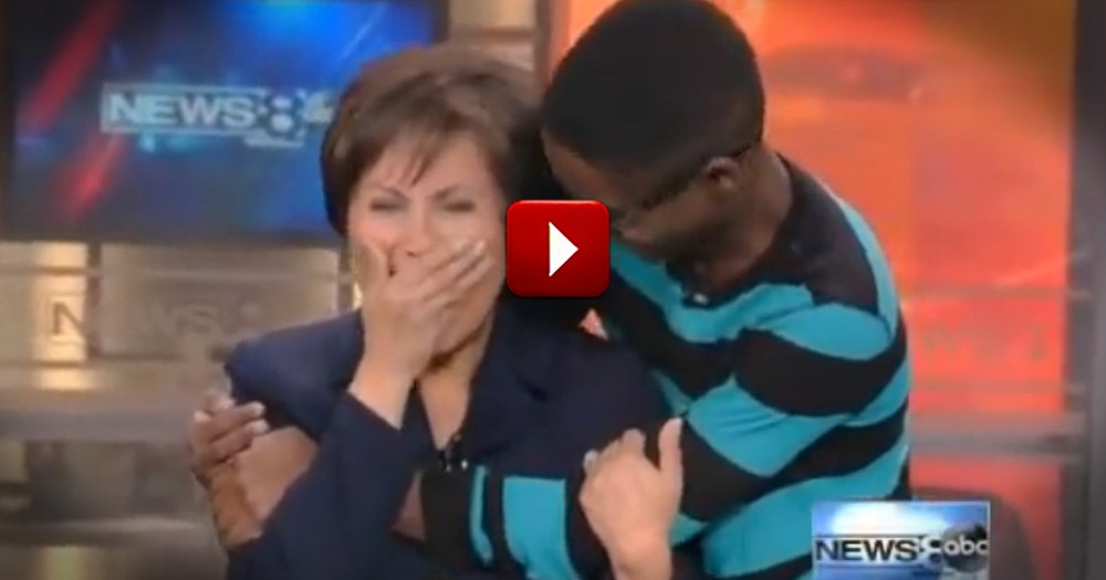 Prepare to Cry When This Adopted Teen Surprises the Reporter Who Changed His Life. WOW!  