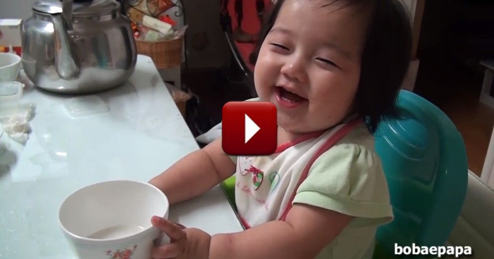  Mommy Teaches Table Manners to Precious 1-Year-Old