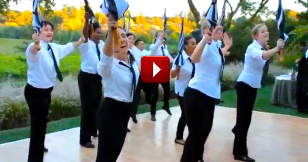 Groom Asks the Wait Staff to Do Something Awesome for His Bride