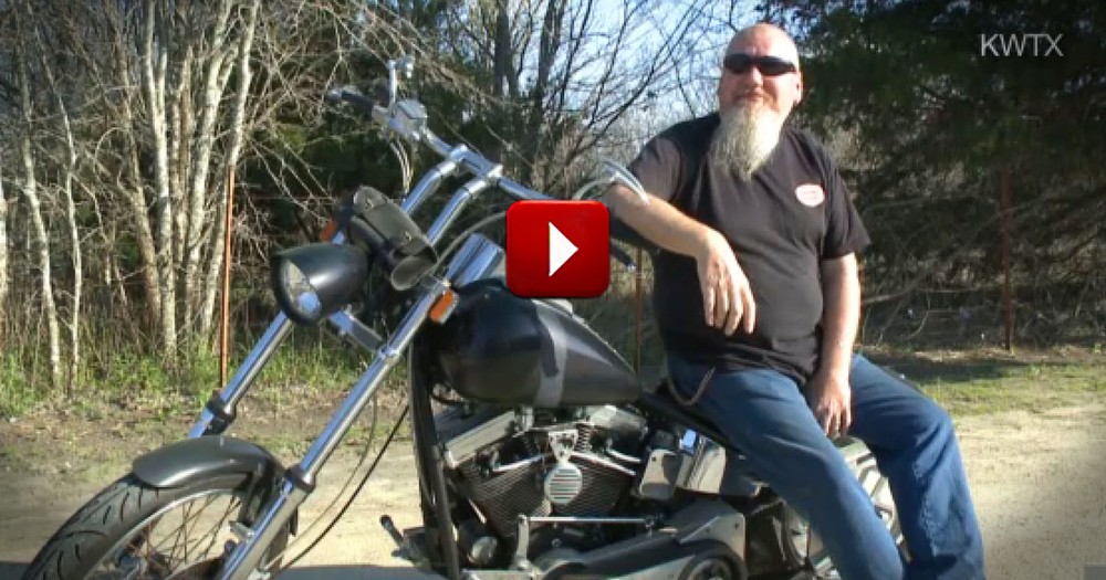 This Biker Has a Heart of Gold, But It's Not Exactly His!