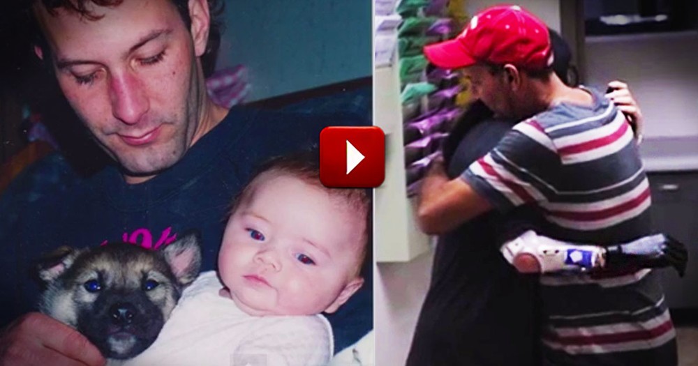 How This Father-Daughter Hug Was Made Possible Left Me In Tears. Seriously, I'm Sobbing.